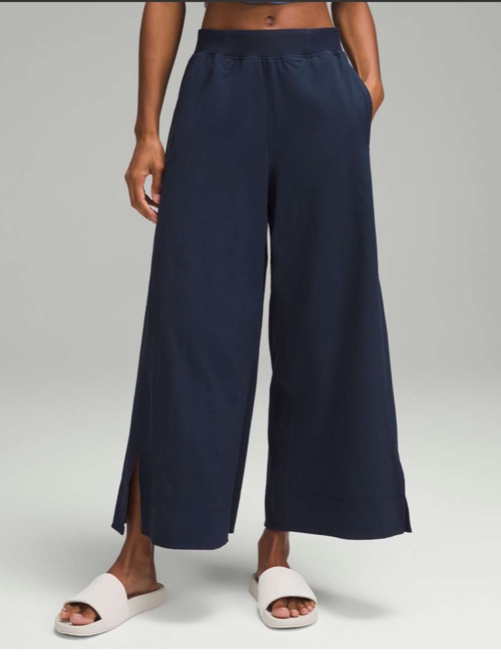 lululemon Wide-Leg Navy Women’s Pants XL